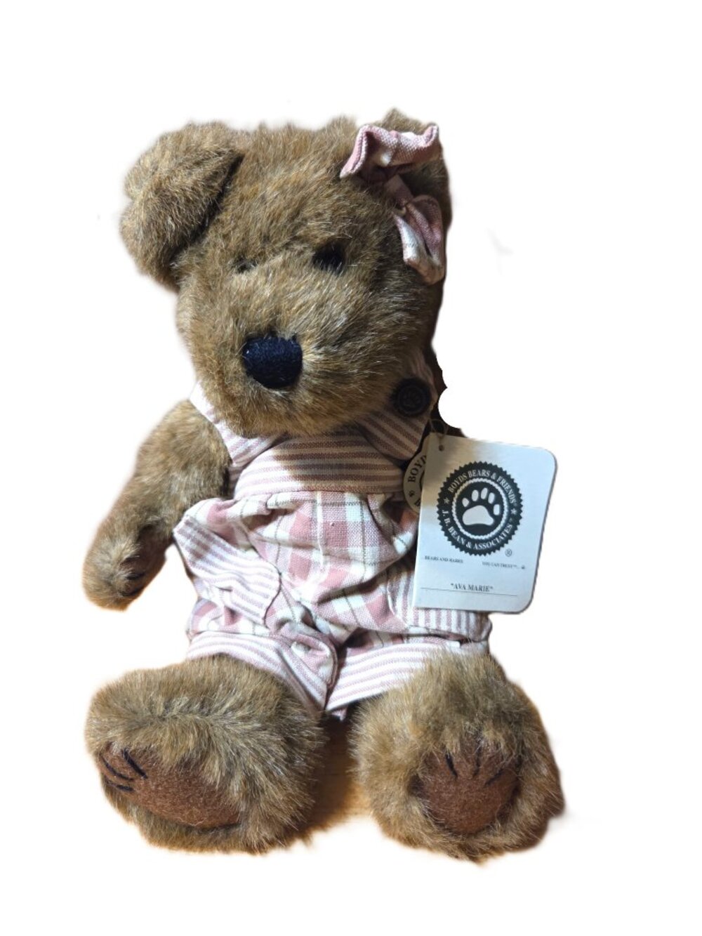 Vintage Boyds Bears "Ava Marie" 12" Jointed Plush with Tags